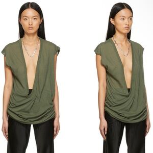 Rick Owens Green Dylan Shirt